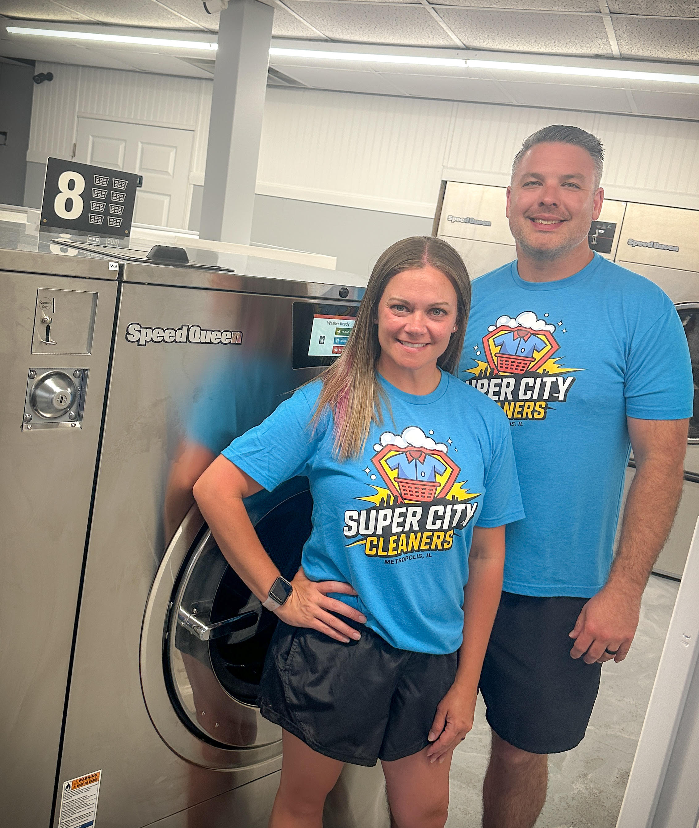 Patrick and Kelly - Super City Cleaners Owners